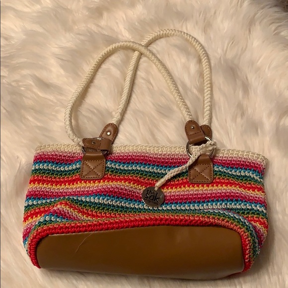 The Sak Handbags - The Sak Woven Multi Colored Bag Used Once in EUC